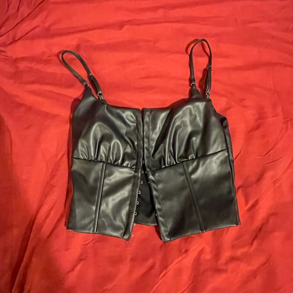 princess polly leather corset